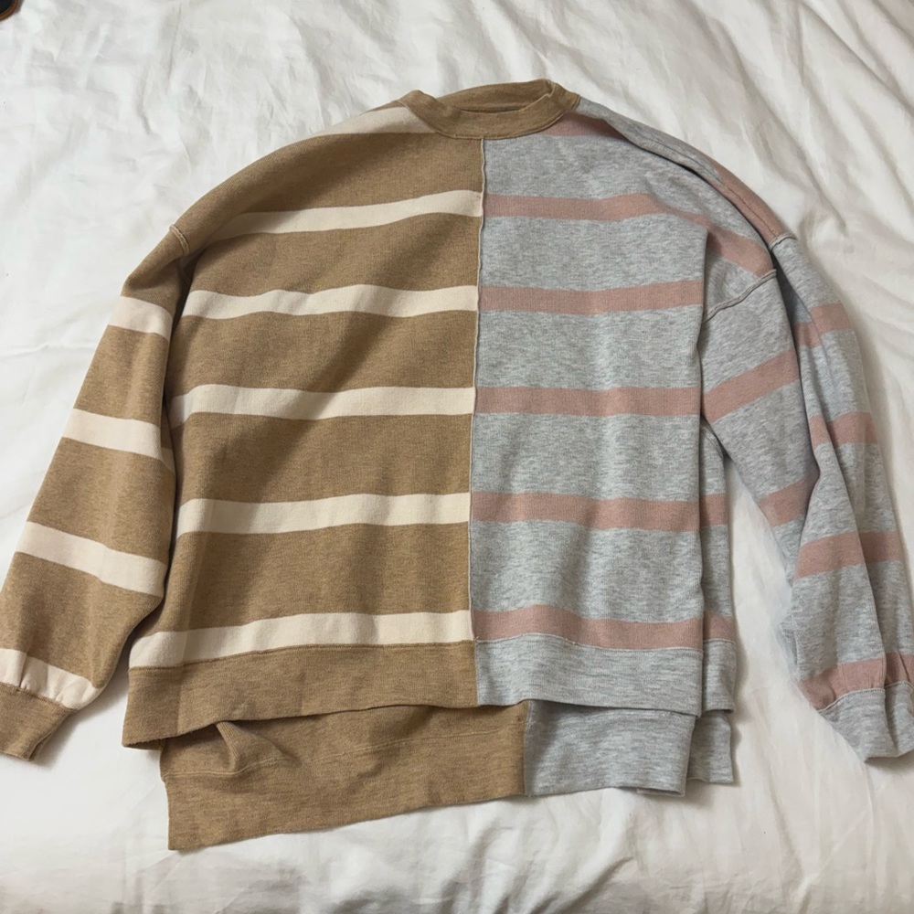 Free People Uptown Striped Sweater